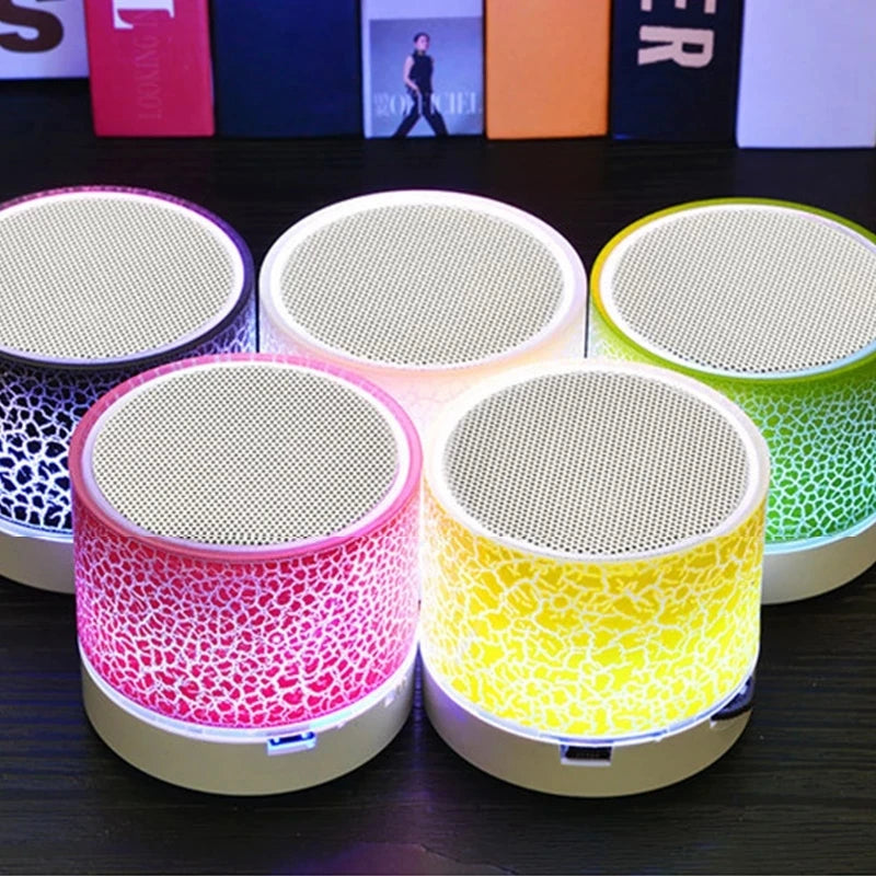 Mini Portable Wireless Bluetooth Speaker Sound Music Box Blutooth With LED Lights For PC Phone Subwoofer Bluetooth HiFi Speaker