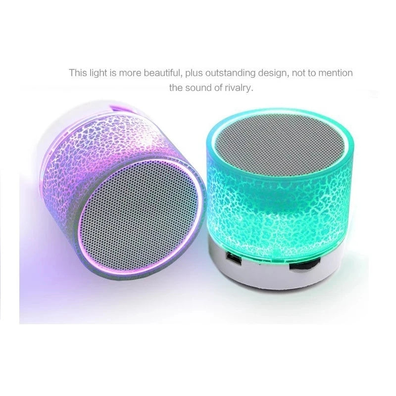 Mini Portable Wireless Bluetooth Speaker Sound Music Box Blutooth With LED Lights For PC Phone Subwoofer Bluetooth HiFi Speaker