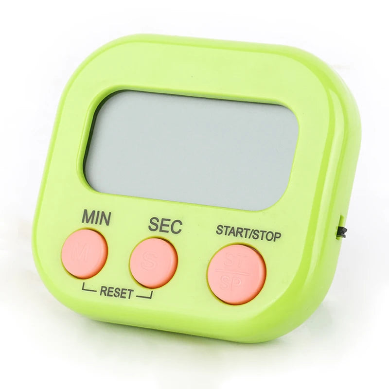 Magnetic Digital Kitchen Timer with Stand  99-Minute Cook-Friendly Countdown Timer Easy-to-Use Alarm Clock Counter for Cooking