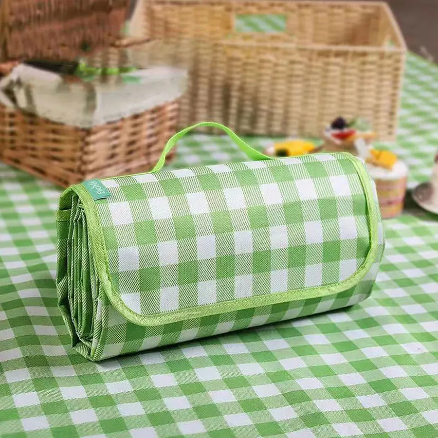 Portable Waterproof Picnic Blanket Comfortable All Weather Outdoor Mat for Beach Park Concert Festival Camping and Lounge
