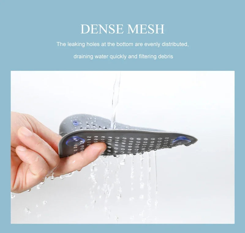 1/2/4pcs Silicone Drain Hair Catcher with Suction Cup Shower Bathtub Drain Strainer Hair Filter Drain Sink Strainer