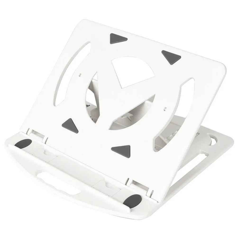 Bracket Plastic Laptop Stand Foldable With Phone Holder Desktop Holder 2 IN 1 Multiple Height Ergonomic Laptop Riser Watching TV
