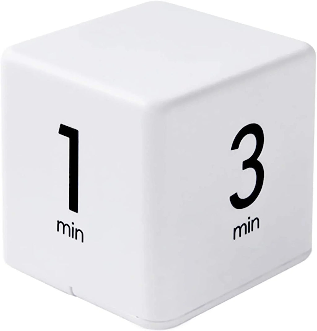 Cube Timer, Kitchen  Child  Exercise  Gravity Sensor Flip  for Time Management and Countdown Settings