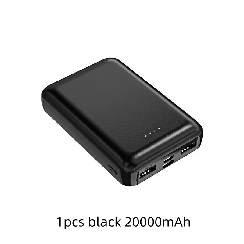 New 20000mAh Power Bank Portable USB Charger Fast Charging External Battery Pack Heating Vest Jacket Scarf Socks Glove Equipment