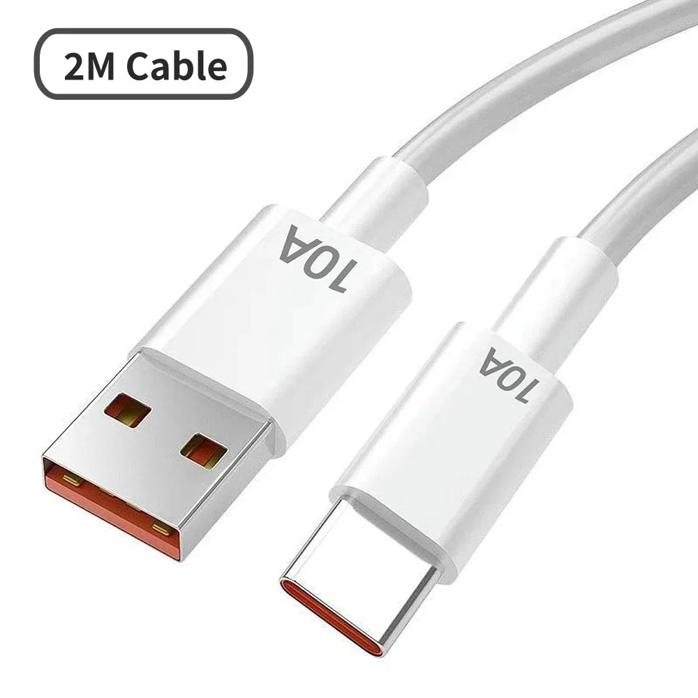 5 in 1 GaN Desktop Charger 240W Fast Charging Adapter 10A USB To TypeC Cable 3PD 2 USB Charger For IPhone 16 15pro Laptop