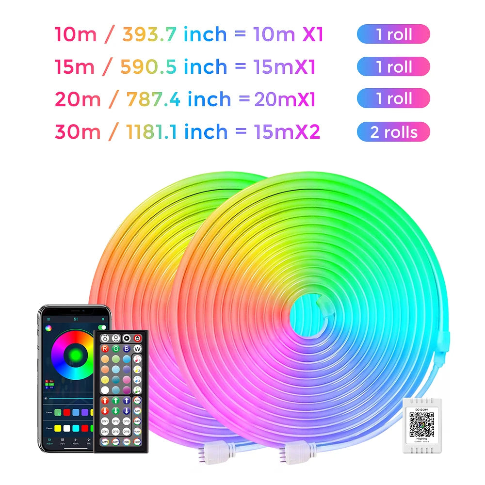 Taśma LED RGB z pilotem