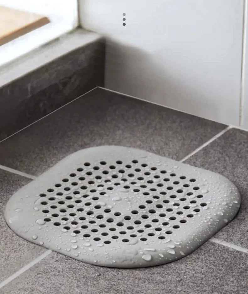1/2/4pcs Silicone Drain Hair Catcher with Suction Cup Shower Bathtub Drain Strainer Hair Filter Drain Sink Strainer