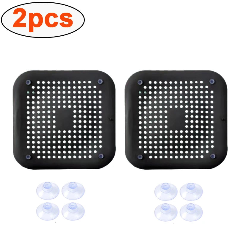 2pcs Silicone Drain Hair Catcher Shower Bathtub Drain Strainer Hair Filter Drain Kitchen Sink Strainer Bathroom Accessories
