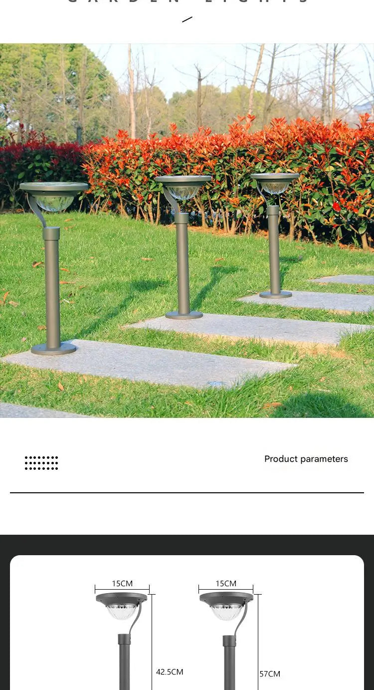 Solar Pathway Lights Outdoor Solar Garden Light Landscape Path Lighting Waterproof Auto On/Off for Yard Lawn Driveway Decor Lamp