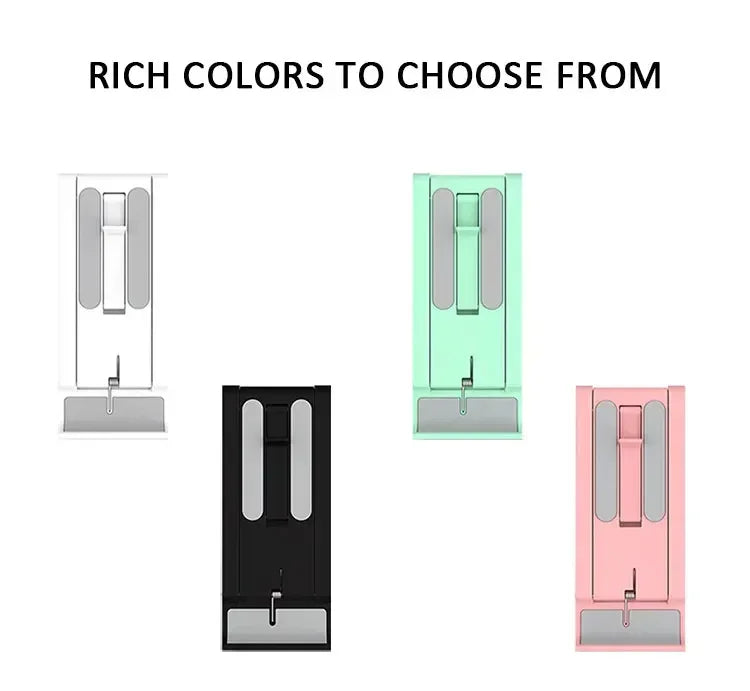 Desktop Foldable Phone Holder Stand Portable Tablet Stand Desk Lazy Bracket For iPhone 13 Pro iPad Mobile Phone Tablet below 12