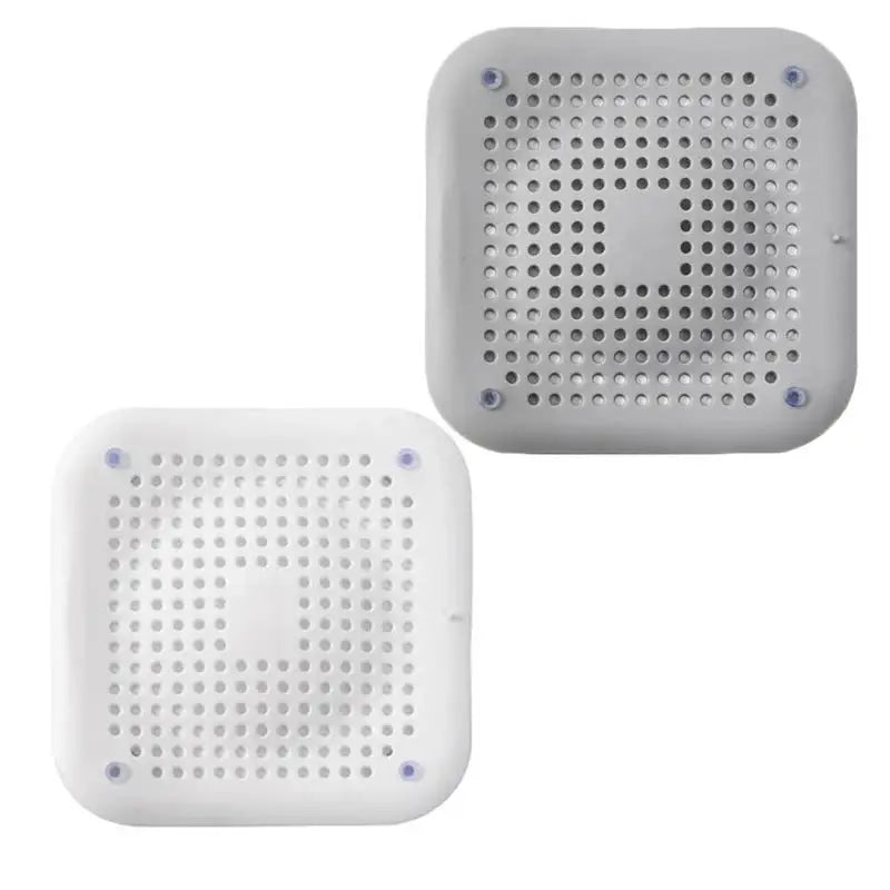 1/2/4pcs Silicone Drain Hair Catcher with Suction Cup Shower Bathtub Drain Strainer Hair Filter Drain Sink Strainer