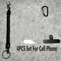 Phone Tether Lanyard Anti Theft Phone Strap With Carabiner Protective Outdoor Skiing Hiking Cycling Fishing Climbing.