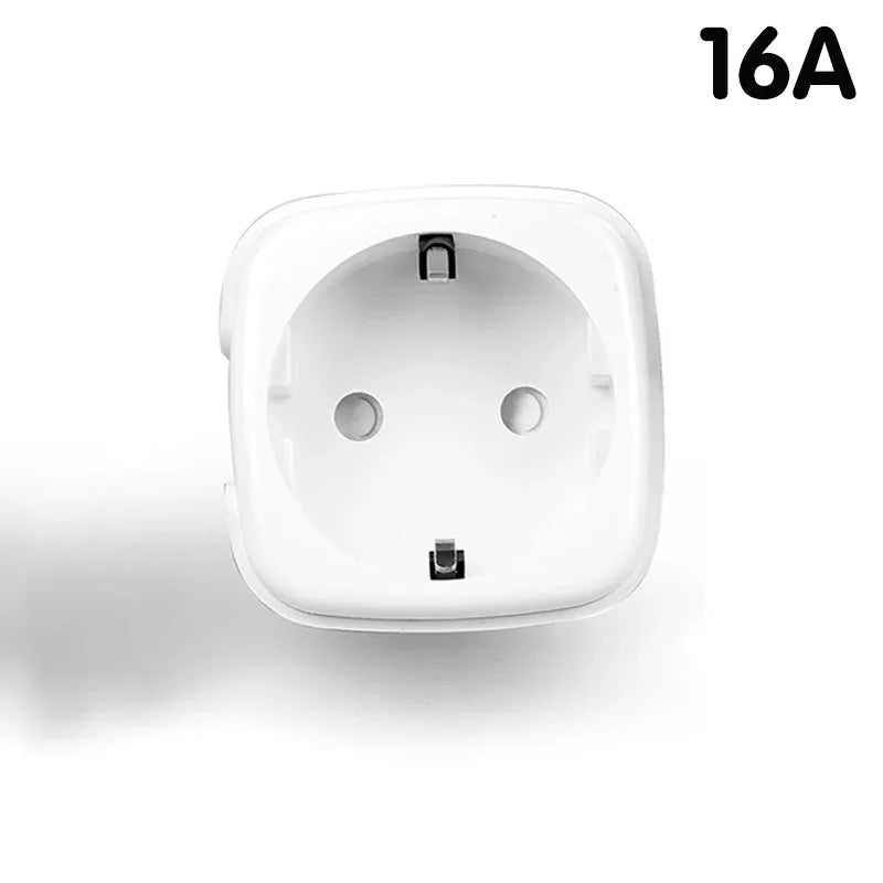 Universal Remote Control Mini Electrical Sockets 433MHZ Rf Smart Plug 220V 16A Single Sockets Switch for Home Appliance led