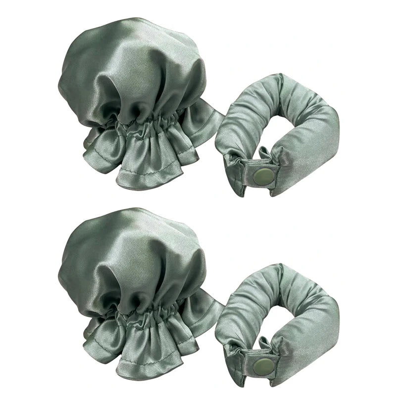 1/2Sets Heatless Curling Rod Silk Curls No Heat Hair Curler Hair Rollers Sleeping Headband Lazy Hair Curlers Women Styling Tools