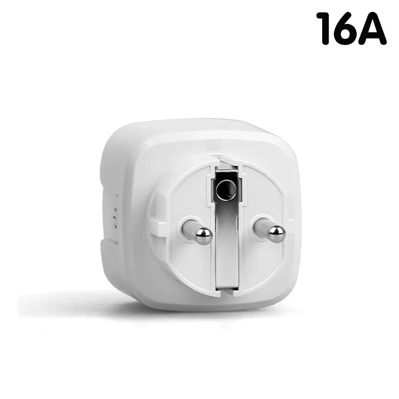 Universal Remote Control Mini Electrical Sockets 433MHZ Rf Smart Plug 220V 16A Single Sockets Switch for Home Appliance led