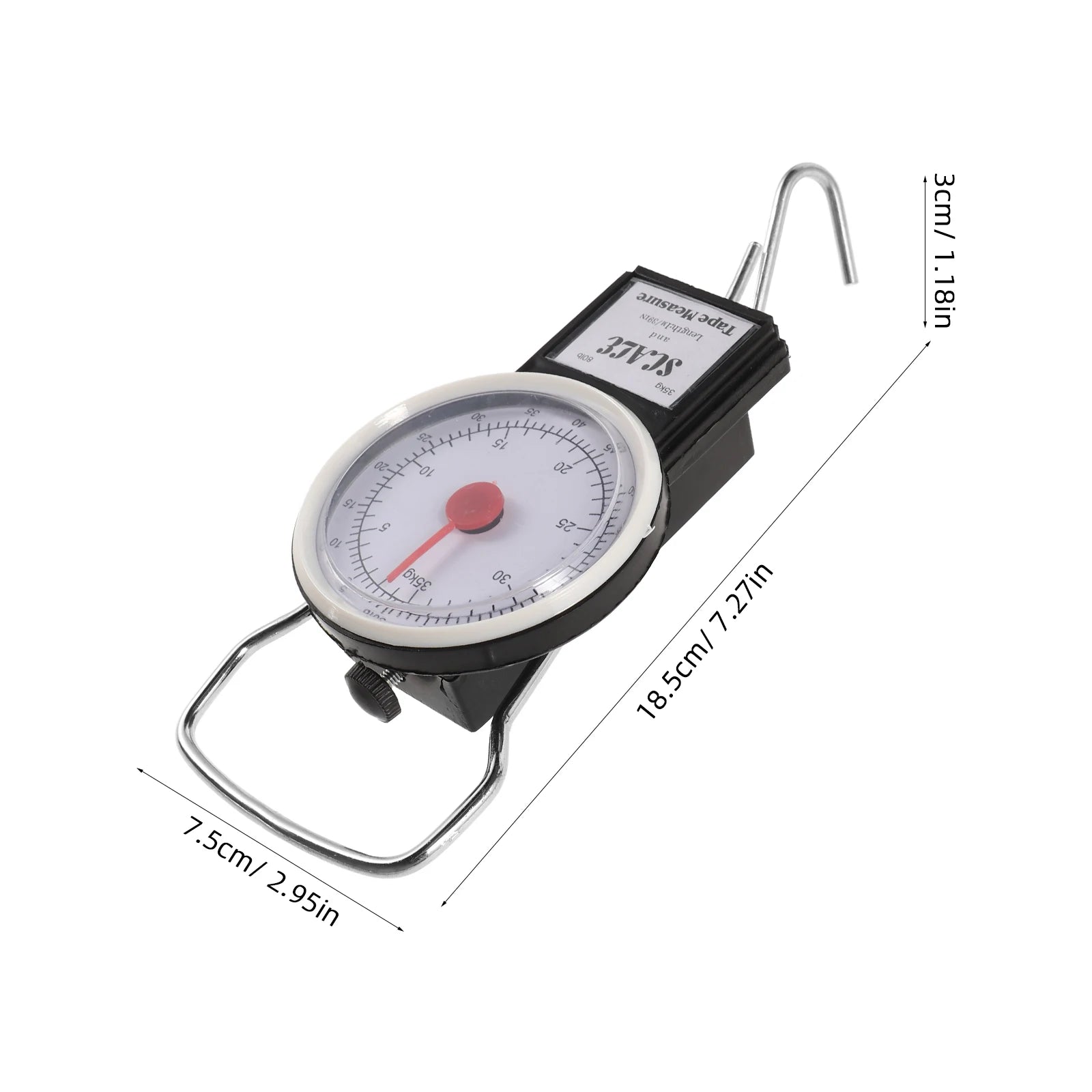 Luggage Scale Travel Portable Luggage 35kg Max Capacity Accurate Weighing Tool For Travel Fishing And More Hanging Mini Tool