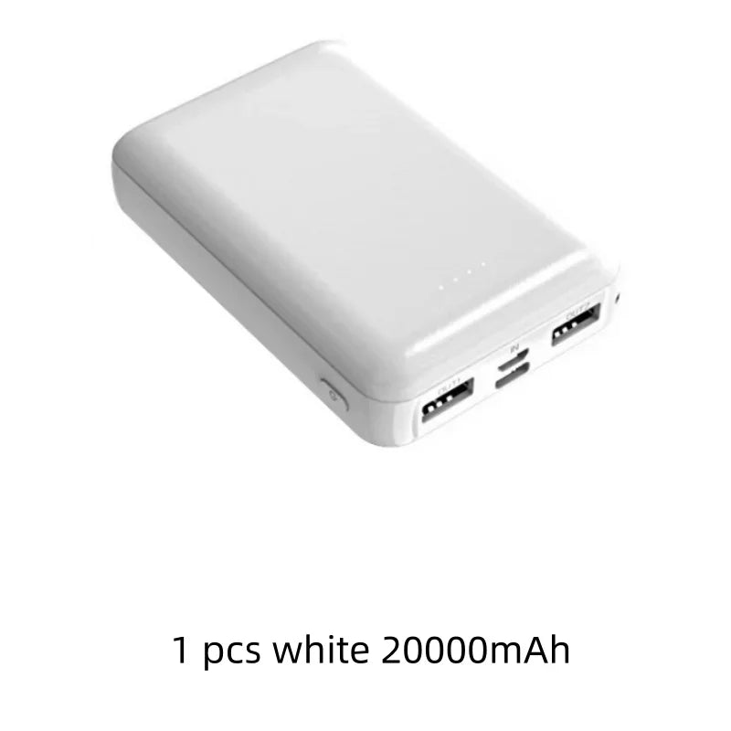 New 20000mAh Power Bank Portable USB Charger Fast Charging External Battery Pack Heating Vest Jacket Scarf Socks Glove Equipment
