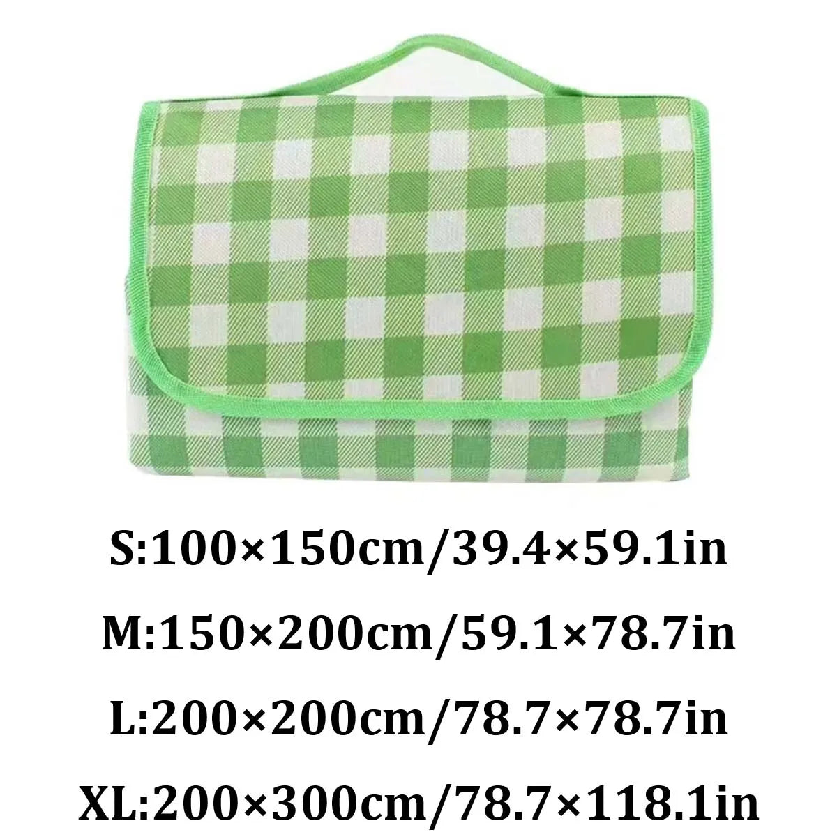 Foldable & Portable Picnic Blanket Thickened Waterproof Beach Blanket Lightweight Camping Tent Grassland Mat For Parties Travels