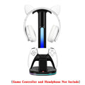LED Display Stand for PS5 Game Controller & Headphone Charging Station for Playstation 5 Gamepad Headset Stand Accessories