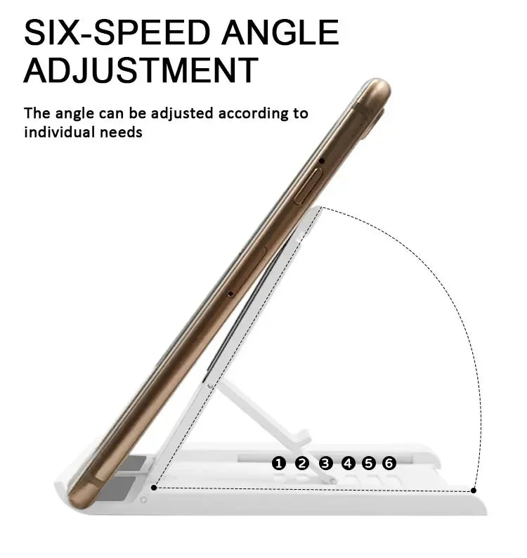Desktop Foldable Phone Holder Stand Portable Tablet Stand Desk Lazy Bracket For iPhone 13 Pro iPad Mobile Phone Tablet below 12