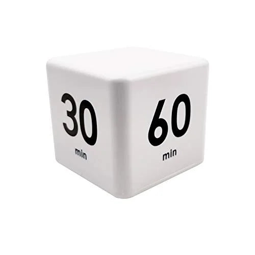 Cube Timer, Kitchen  Child  Exercise  Gravity Sensor Flip  for Time Management and Countdown Settings