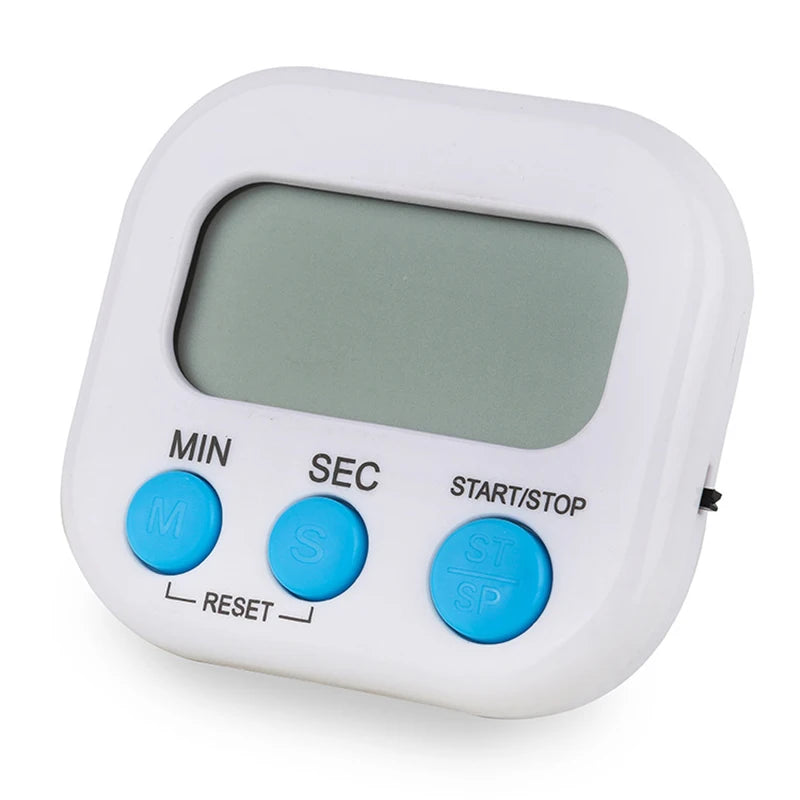 Magnetic Digital Kitchen Timer with Stand  99-Minute Cook-Friendly Countdown Timer Easy-to-Use Alarm Clock Counter for Cooking