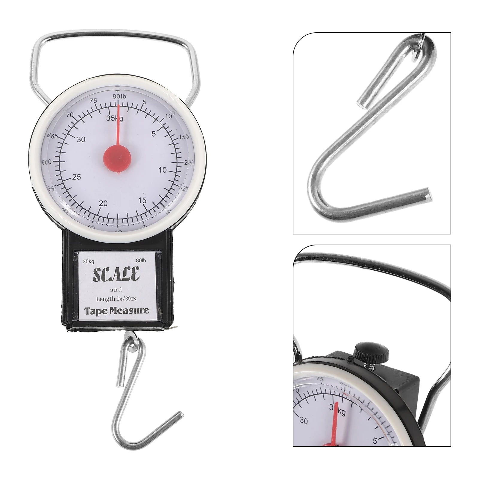 Luggage Scale Travel Portable Luggage 35kg Max Capacity Accurate Weighing Tool For Travel Fishing And More Hanging Mini Tool