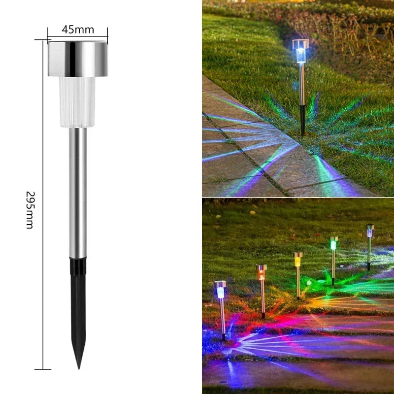 Solar Pathway Lights Solar Garden Lights Outdoor Solar Landscape Lights for Lawn Patio Yard Walkway Driveway