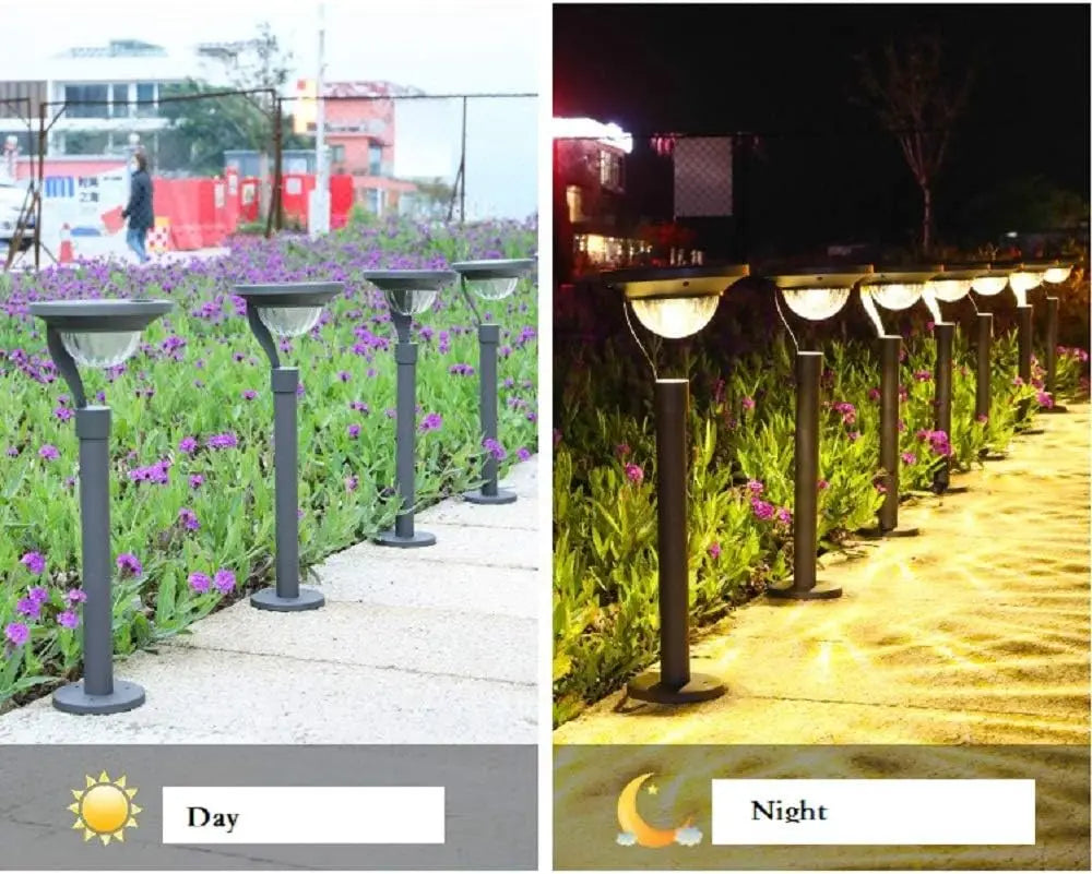 Solar Pathway Lights Outdoor Solar Garden Light Landscape Path Lighting Waterproof Auto On/Off for Yard Lawn Driveway Decor Lamp