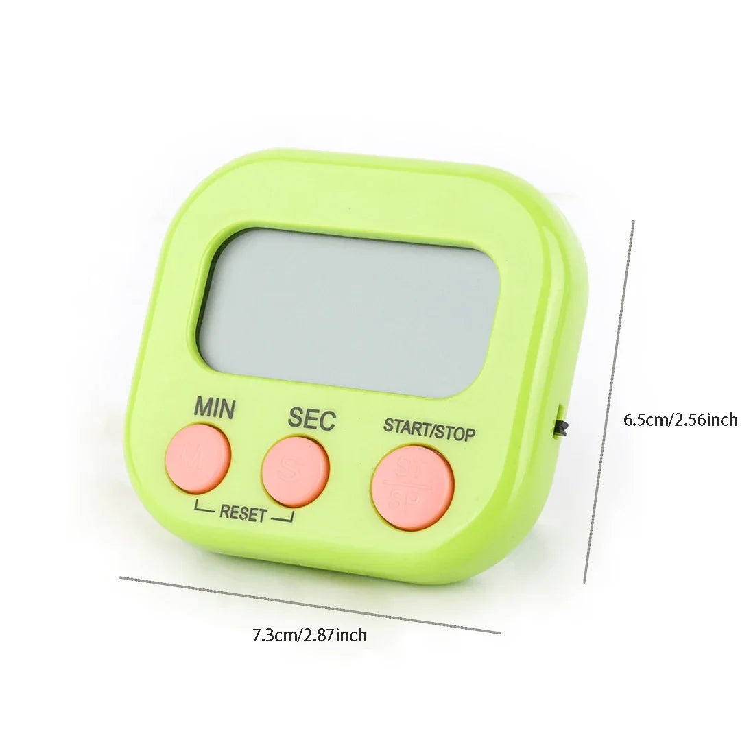 Magnetic Digital Kitchen Timer with Stand  99-Minute Cook-Friendly Countdown Timer Easy-to-Use Alarm Clock Counter for Cooking