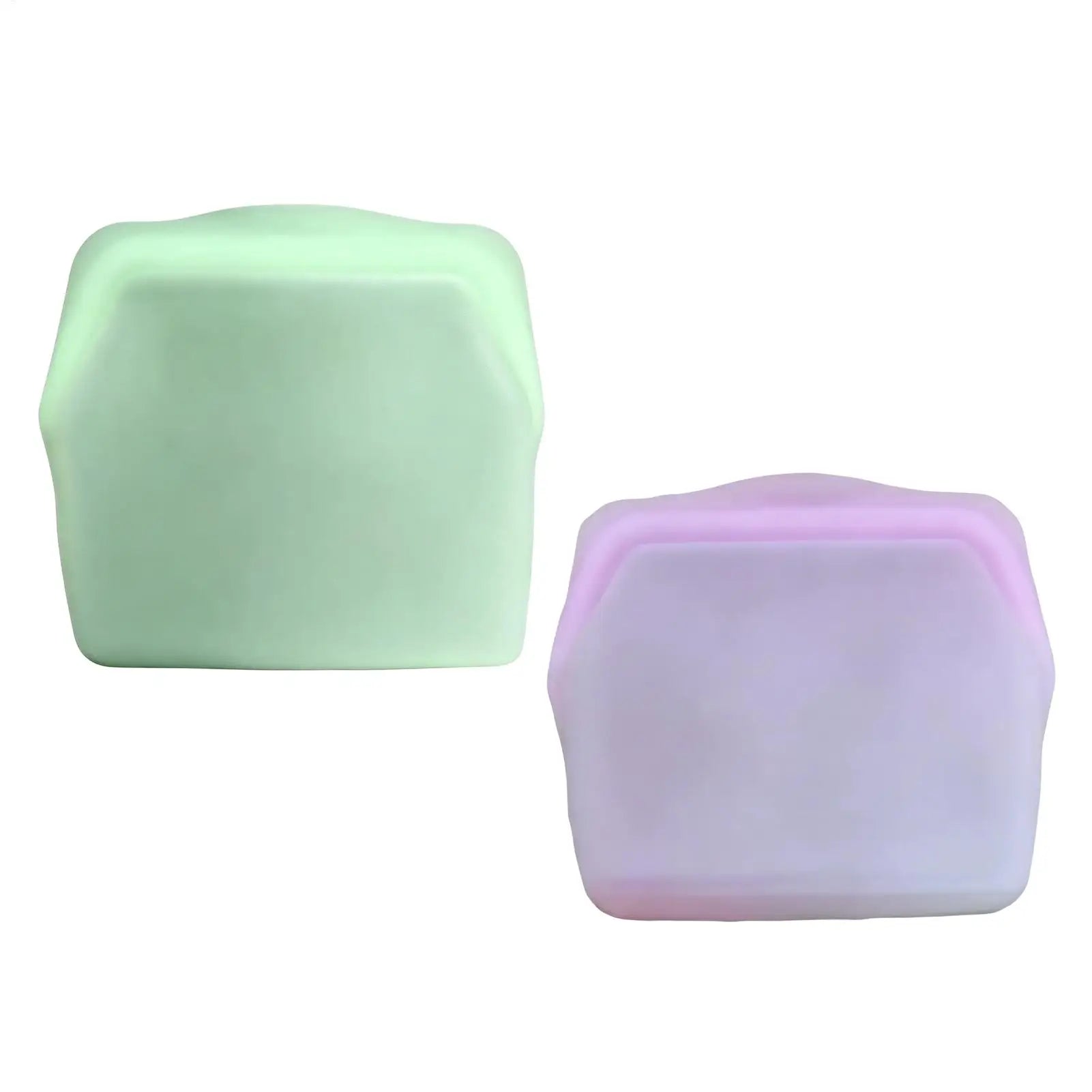 Silicone Food Storage Bags Leakproof Airtight Seal Stand Up Reusable Silicone Bags for Home Office Kitchen Fruit Vegetable Snack