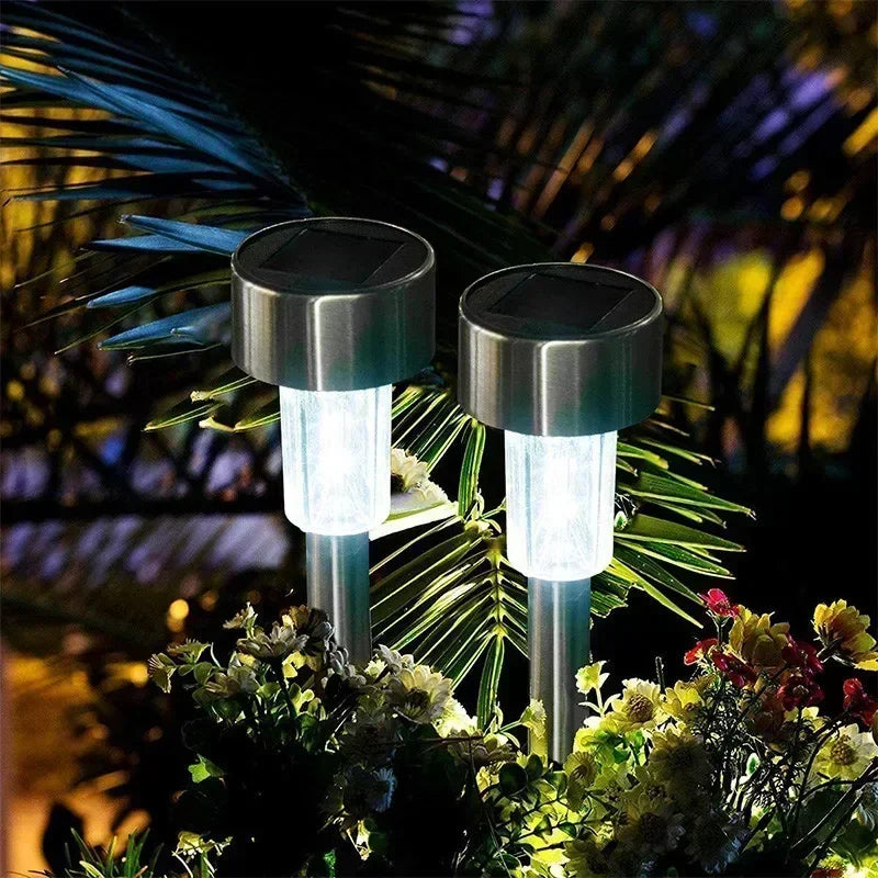 Solar Pathway Lights Solar Garden Lights Outdoor Solar Landscape Lights for Lawn Patio Yard Walkway Driveway