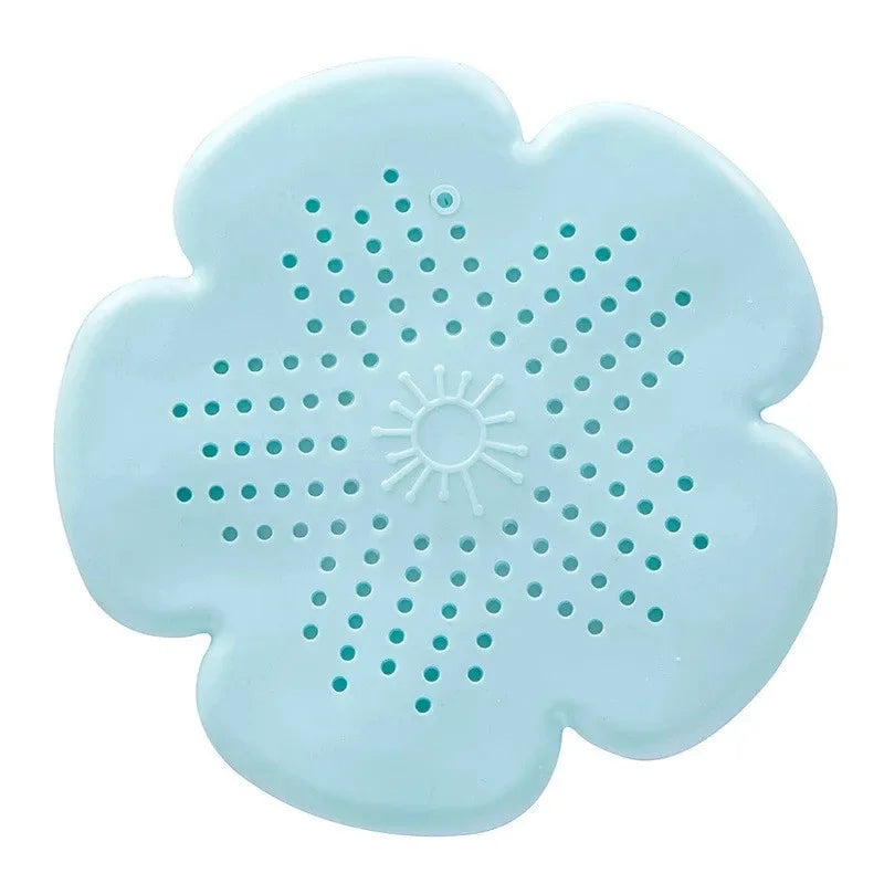 2Pcs Round Silicone Drain Hair Catcher, Kitchen Sink Strainer Bathroom Shower Bath Stopper Drain Cover Hair Trap for Kitchen