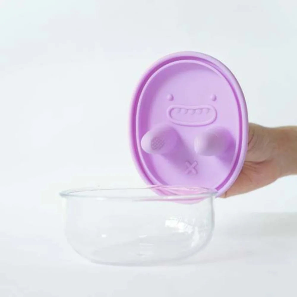 Portable Silicone Lid Snack Storage Box No-Mess Leak-Proof Food Container Reusable Multifunctional Snack Organizer Kitchen