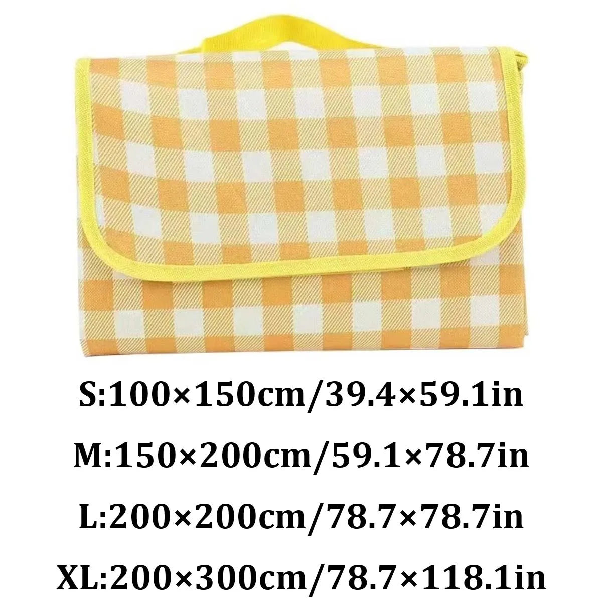 Foldable & Portable Picnic Blanket Thickened Waterproof Beach Blanket Lightweight Camping Tent Grassland Mat For Parties Travels