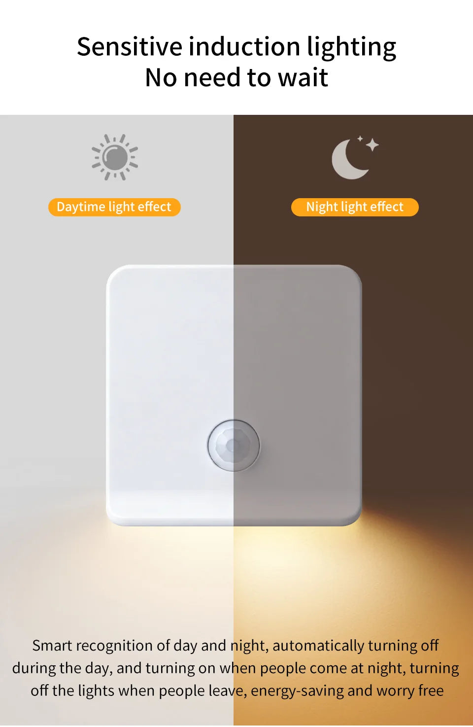 Motion Sensor Led Stair Closet Lights Rechargeable Stick on Anywhere Portable Hallway Bedroom Under Cabinet Kitchen Night Lamp