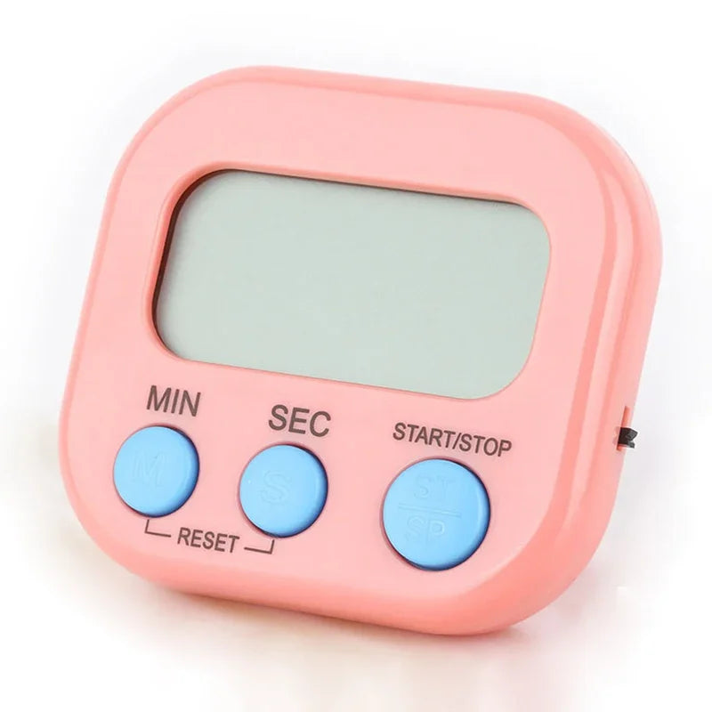 Magnetic Digital Kitchen Timer with Stand  99-Minute Cook-Friendly Countdown Timer Easy-to-Use Alarm Clock Counter for Cooking