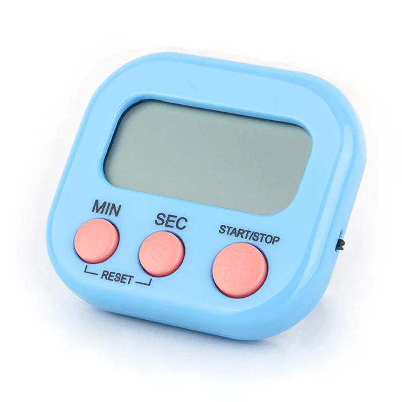 Magnetic Digital Kitchen Timer with Stand  99-Minute Cook-Friendly Countdown Timer Easy-to-Use Alarm Clock Counter for Cooking