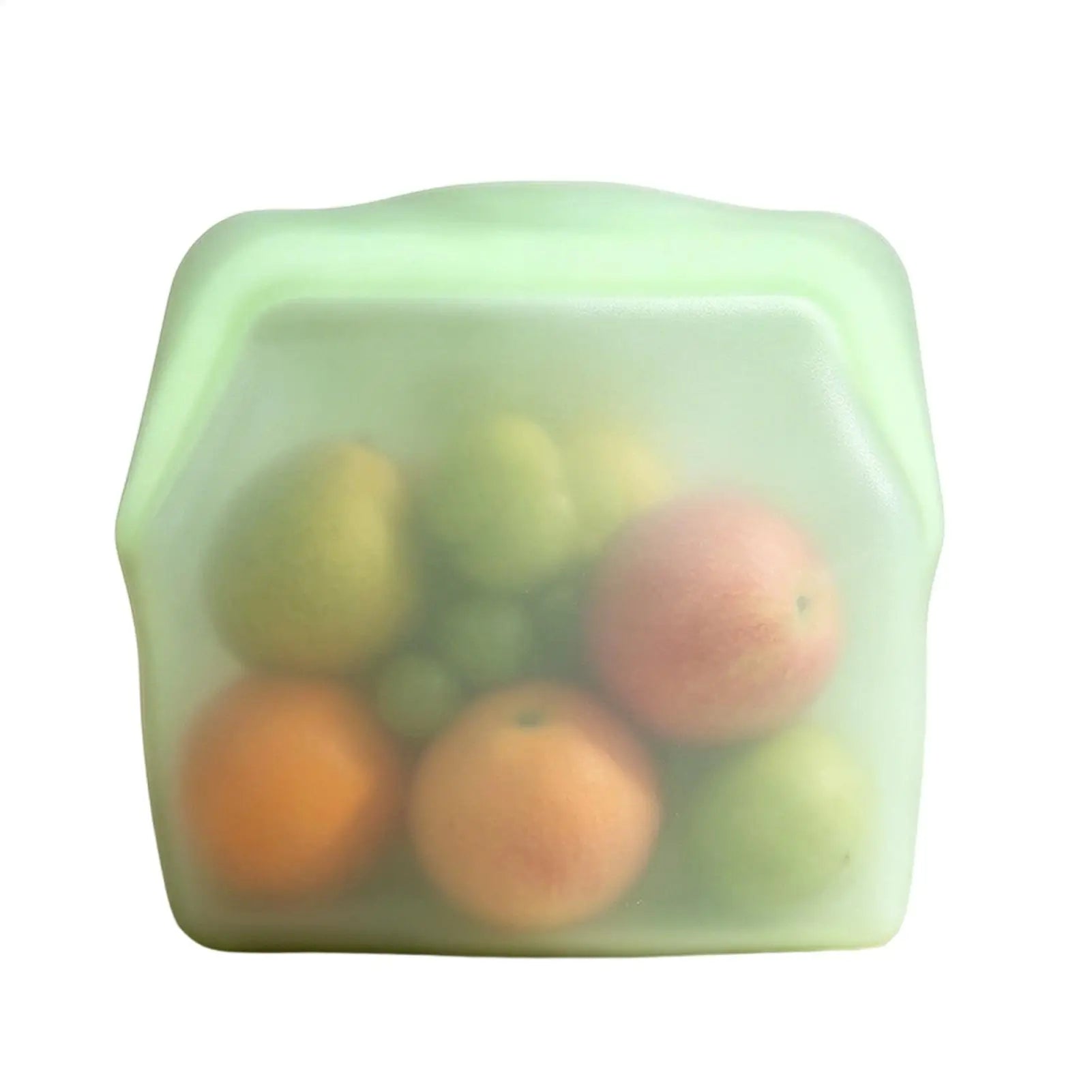 Silicone Food Storage Bags Leakproof Airtight Seal Stand Up Reusable Silicone Bags for Home Office Kitchen Fruit Vegetable Snack